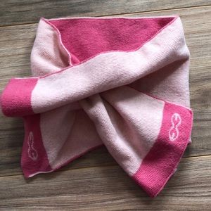 ESCADA scarf for girls pink pull through hole